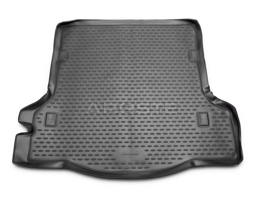 Резиновый коврик в багажник DACIA Logan sedan 2014->  /N09006 blk
