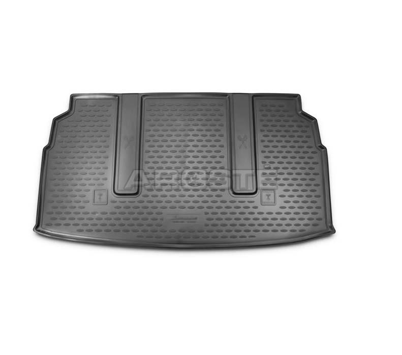 Guminis bagažinės kilimėlis SSANG YONG Stavic (Rodius) 2013-> black /N36001